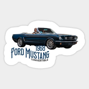 1968 Ford Mustang Convertible Sticker